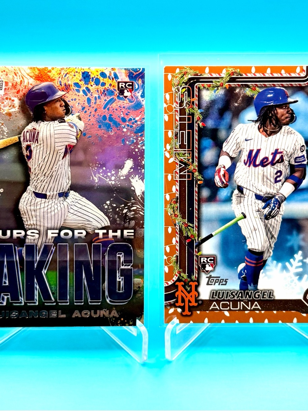 🔥Luisangel Acuna Rookie Lot! Yours For The Taking Refractor + Golden Lights! 🤯